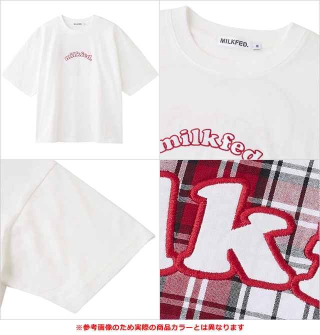 【開封済新品】MILK FED. 初音ミク 半袖 Tシャツ ミルクフェド 限定品 MILKFED.」×「雪ミク スカイタウン」オーバーサイズTシャツ | 雪ミク