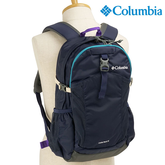 コロンビア Columbia キャッスルロック20LバックパックII [PU8663-464 FW25] Castle Rock 20L Backpack II メンズ・レディース 鞄 リュック デイパック アウトドア Collegiate-Navy 正規取扱店