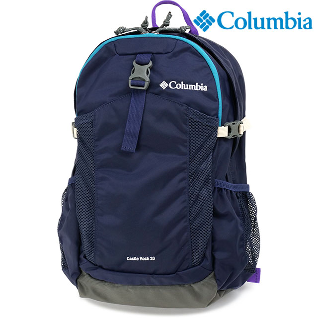 コロンビア Columbia キャッスルロック20LバックパックII [PU8663-464 FW25] Castle Rock 20L Backpack II メンズ・レディース 鞄 リュック デイパック アウトドア Collegiate-Navy 正規取扱店