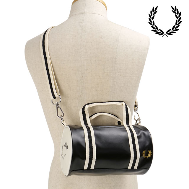 フレッドペリー FRED PERRY クラシックミニバレルバッグ [L9256-D57