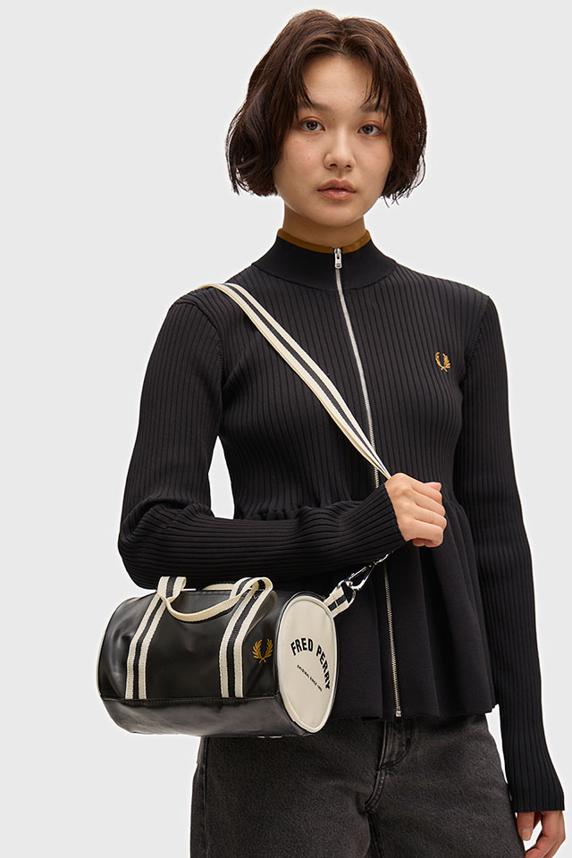 フレッドペリー FRED PERRY クラシックミニバレルバッグ [L9256-D57 