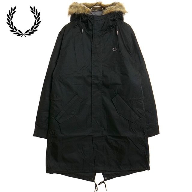 ̵ۡSALEۥեåɥڥ꡼ FRED PERRY  åץ 饤ʡ ѡ [J6504-184 FW23] ZIP-IN LINER PARKA  3WAY ʥ֥륾 եåơ å BLACK  ֥åϡs