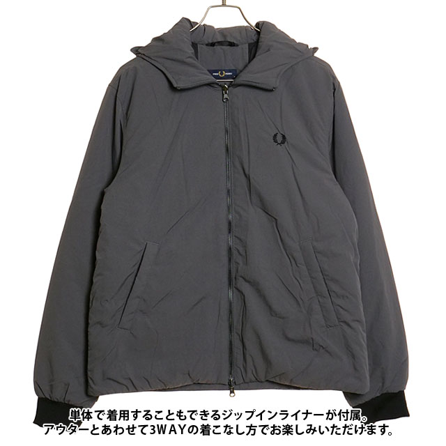 SALE】フレッドペリー FRED PERRY メンズ ジップイン ライナー