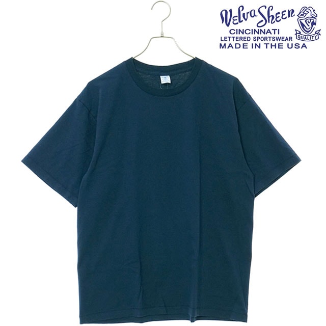 SALEۥ٥Х VELVA SHEEN 1ѥå 硼ȥ꡼ 롼ͥå T [162319 SS25] 1PAC S/S C/N TEEMADE IN USA  ꥫ ȥåץ ̵Tee NAVY ڥ᡼ 谷Źts