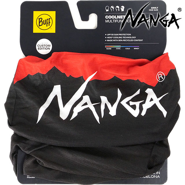 ̵ۡڥܡۥʥ NANGA Х ͥå [CA2214-1Z506] NANGA  BUFF NECK WEAR 󥺡ǥ ܿ䴶 UVå եޥ ͥå塼 ˥ ȥɥ ݡ RED/BLKڥ᡼