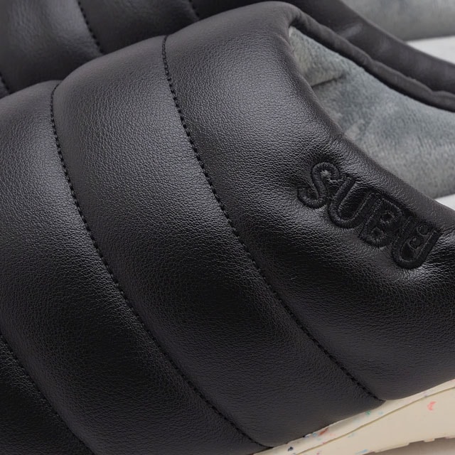 スブ SUBU 冬用サンダル アールイーエコレザー [SR-131 FW25] SUBU Re：ECO LEATHER メンズ・レディース クロッグ キャンプ アウトドア サステナブル BLACK 正規取扱店 スブ SUBU 冬用サンダル アールイーエコレザー [SR-131 FW25] SUBU Re