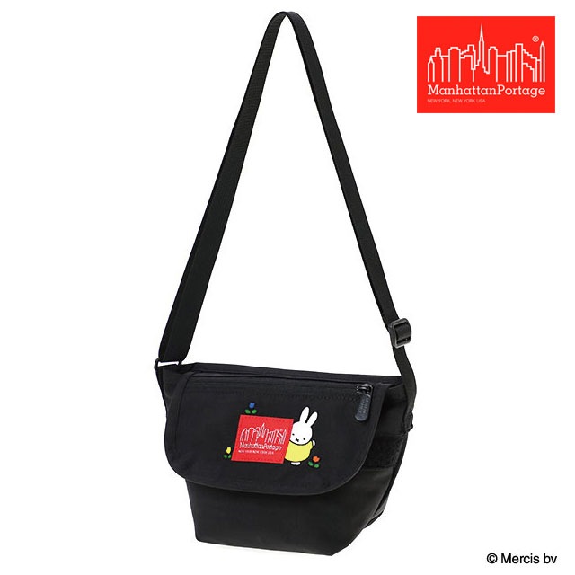 ̵ۥޥϥåݡơ Manhattan Portage 奢å󥸥㡼Хå ե å ߥåե [MP1602FZP500CDMIFFY SS24] Casual Messenger Bag For Kids miffy ˤλҡλ  Ҥɤ⥵ Хå Black