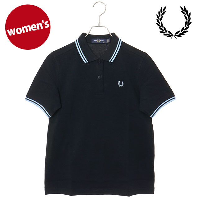 フレッドペリー FRED PERRY ポロシャツ レディース ツインティップド