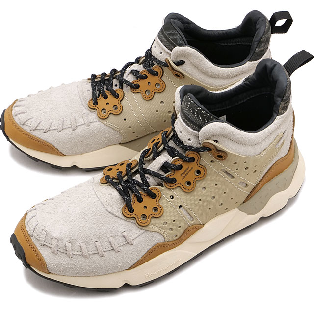 フラワーマウンテン Flower MOUNTAIN スニーカー マスタード