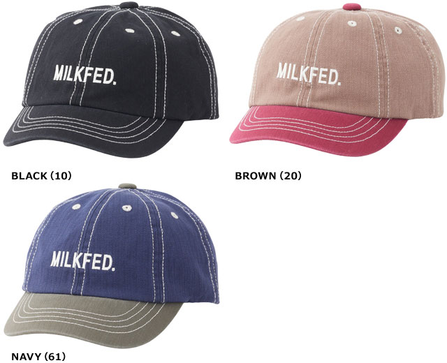 50％OFF／SALE】ミルクフェド MILKFED. ATヘブン27 キャップ