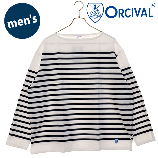 オーシバル ORCIVAL ボートネック ロングスリーブプルオーバー