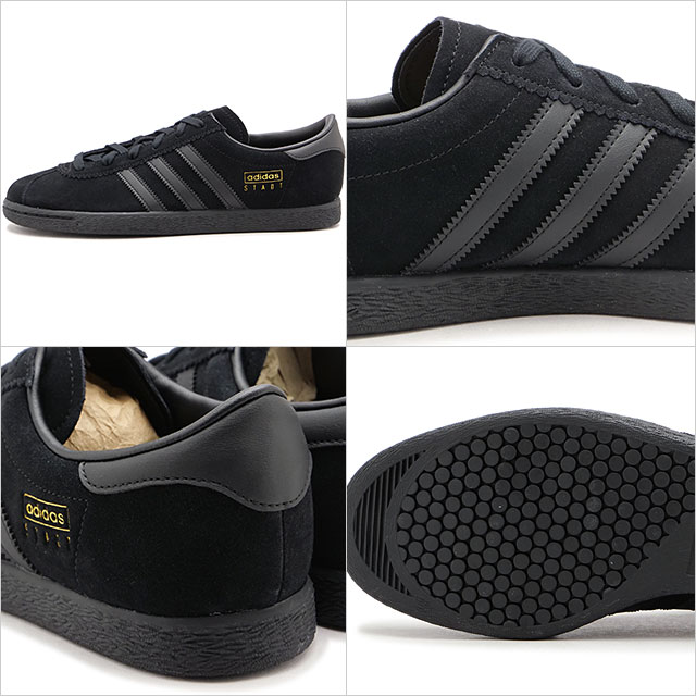 アディダスオリジナルス adidas Originals スニーカー シュタット [NJH41/JI1881 FW24] STADT メンズ 靴 シューズ コアブラック/コアブラック/カーボン 正規取扱店