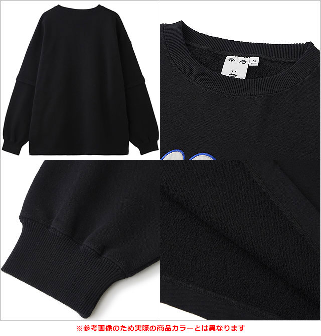 【30%OFF/SALE】エックスガール X-girl プランプロゴ レイヤード スウェットトップ [105244012011 FW24WINTER] PLUMP LOGO LAYERED SWEAT TOP レディース トップス トレーナー スウェットシャツ WHITE 正規取扱店【s】