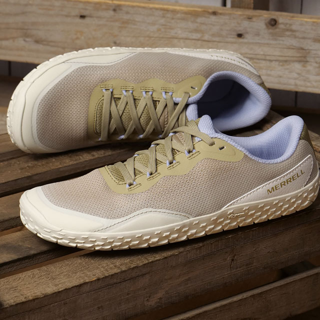 新品　MERRELL VAPORGLOVE6 ベージュ/ブルー 25cm MERRELL（メレル） スニーカー ベイパー グローブ6 ボア J068662 FW25
