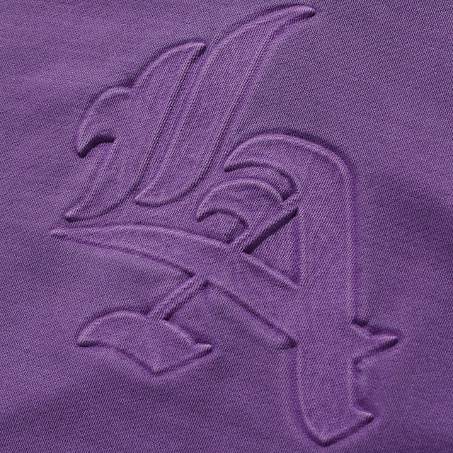 ȥ顼 XLARGE ԥȥ ܥ åץաǥå åȥ [101233012033 FW24SPOT] PIGMENT DYED EMBOSS LOGO ZIP HOODED SWEATSHIRT  x-large å顼 ȥåץ ѡ աǥ PURPLE