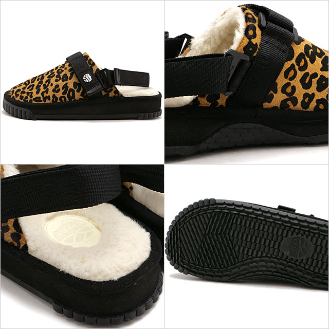 ̵ۡSALEۥ㥫 SHAKA ʥå å ܥ إ [SK-263 FW23] SNUG CLOG BOA COWHAIR 󥺡ǥ ߥ Leopardts