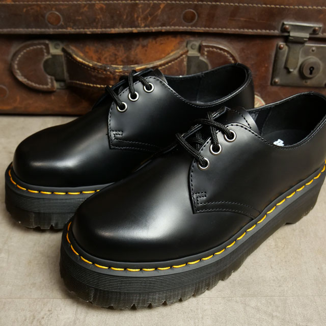 ̵ۥɥޡ Dr.Martens å 3ۡ륷塼 [25567001 ] 1461 QUAD 3 EYE SHOE 󥺡ǥ  BLACK  ֥å