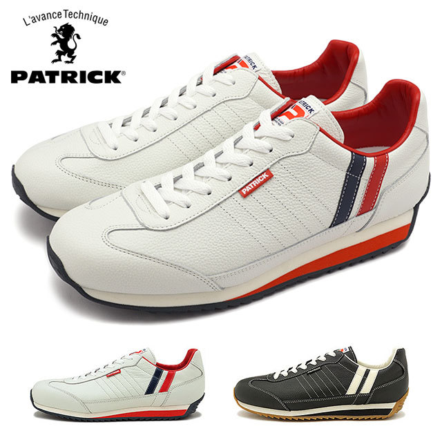 【すぐ届く】 JEANS ブルックリンレザースニーカー 直営店 返品送料無料】パトリック PATRICK マラソン・レザー スニーカー