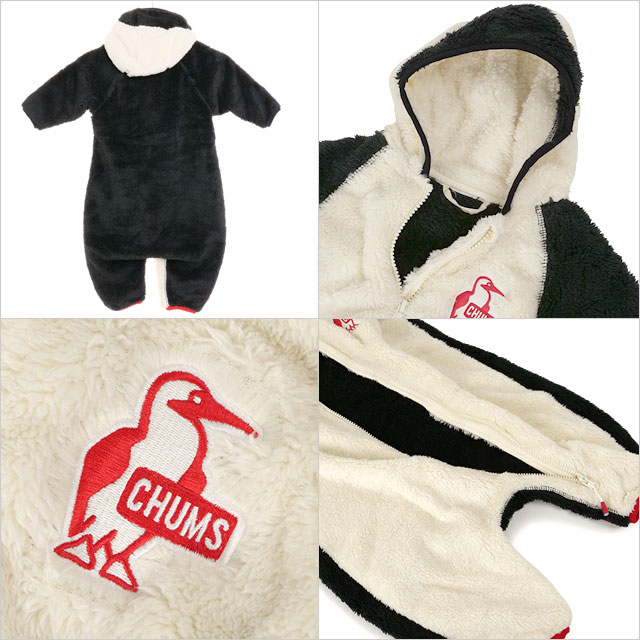 チャムス CHUMS ベビーエルモフリースオールインワン [CH27-1022 FW23 