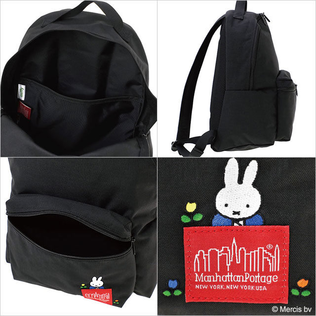 ̵ۥޥϥåݡơ Manhattan Portage ӥååץ Хåѥå ե å ߥåե [MP7208-500CDMIFFY SS24] Big Apple Backpack For Kids miffy ˤλҡλ  Ҥɤ⥵ å ǥѥå Black