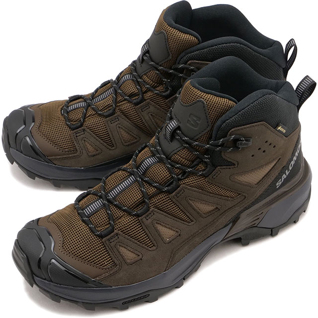  SALOMON ˡ åȥ360 쥶 ߥå ƥå [L47570900 FW24] X ULTRA 360 LTR MID GTX   ϥ󥰥塼 Ʃɿ ȥɥ DARK-EARTH/DELICIOSO/CASTLEROCK