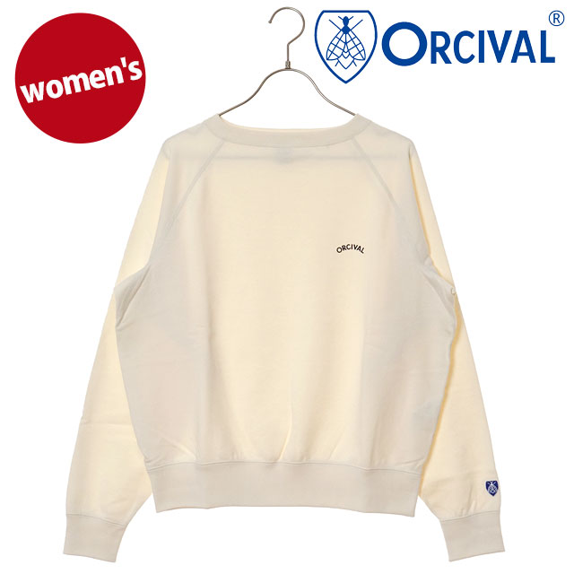 オーシバル ORCIVAL ボートネック プルオーバー [OR-C0429-MAZ FW25] BOAT NECK PULLOVER 日本製 レディース トップス スウェット トレーナー 裏起毛 ECRU 正規取扱店