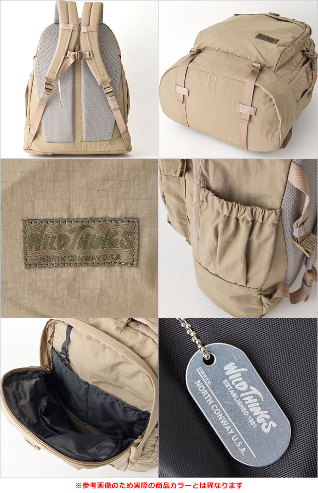 美品junmikami✖️wild things バッグパック　ベージュ ワイルドシングス WILD THINGS リュック A3 パック [W7015 FW26] 30L