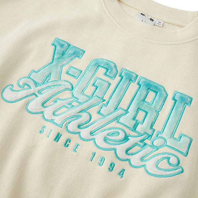 SALE】エックスガール X-girl フェイクファーロゴ コンパクト