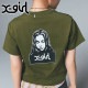 å X-girl ե 硼ȥ꡼T [105252011024 SU25] FACE S/S TEE ǥ ȥåץ Ⱦµ xgirl OLIVE ꡼ ڥ᡼ 谷Ź