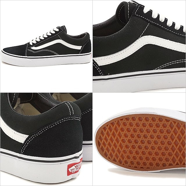 ヴァンズ VANS オールドスクール OLD SKOOL バンズ BLACK/WHITE