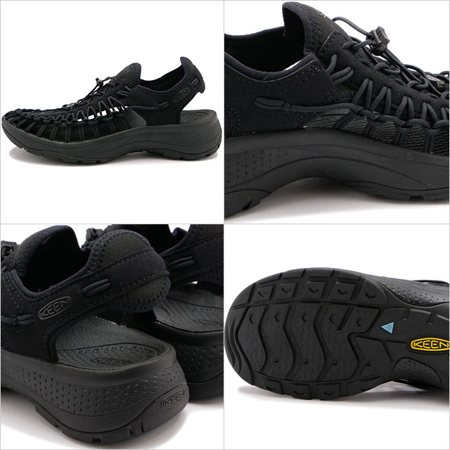 Ǹꥹƥåѥåץ쥼ȡۡʸ̵ۥ KEEN ǥ  ˡ ȥꥢ [1027292 SS23] W UNEEK ASTORIA  ȥɥ塼 Black/Black