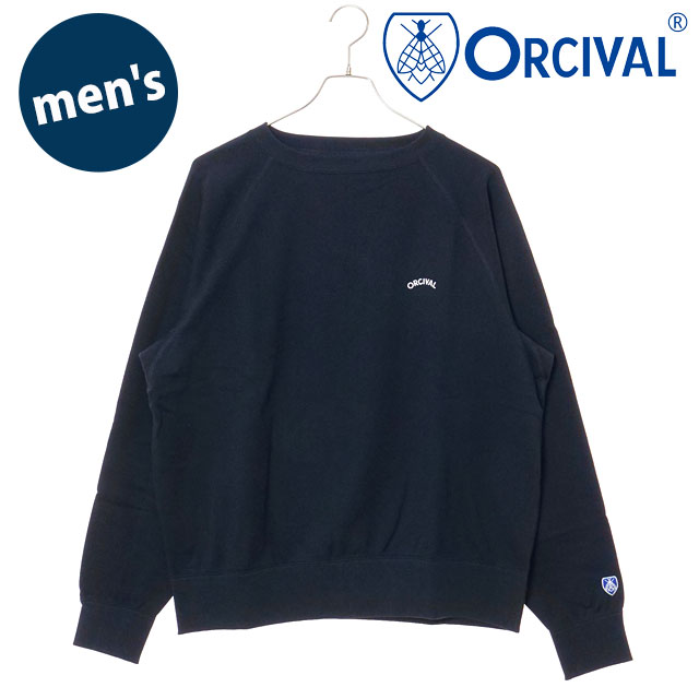 オーシバル ORCIVAL ボートネック プルオーバー [OR-C0430-MAZ FW25] BOAT NECK PULLOVER 日本製 メンズ トップス スウェット トレーナー 裏起毛 DK.NAVY 正規取扱店