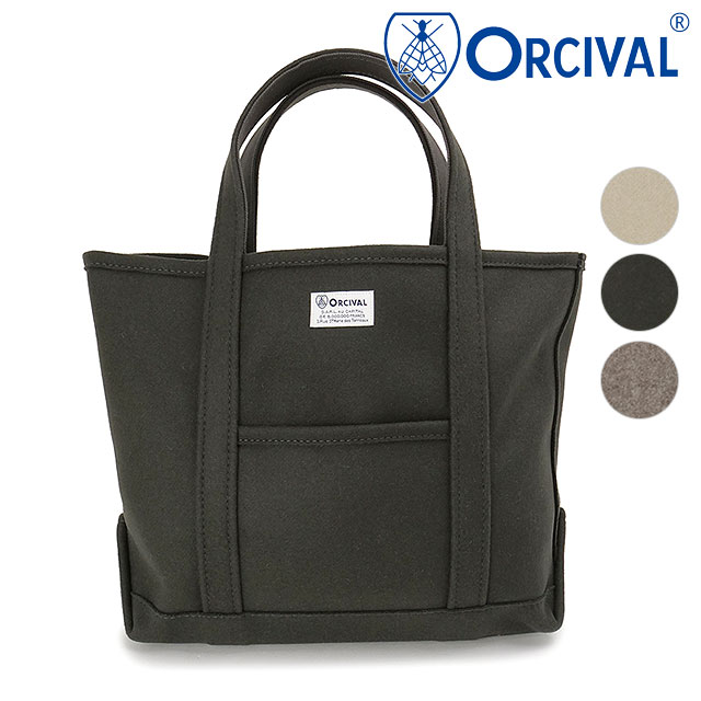 オーシバル ORCIVAL ヘビーメルトン トートバッグ ミディアム [OR-H0240-HML FW25] HEAVY MELTON TOTE BAG MEDIUM 日本製 メンズ・レディース 鞄 メルトントート 中サイズ ウール 正規取扱店