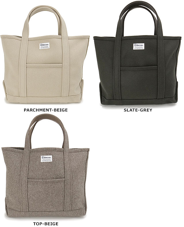 オーシバル ORCIVAL ヘビーメルトン トートバッグ ミディアム [OR-H0240-HML FW25] HEAVY MELTON TOTE BAG MEDIUM 日本製 メンズ・レディース 鞄 メルトントート 中サイズ ウール 正規取扱店