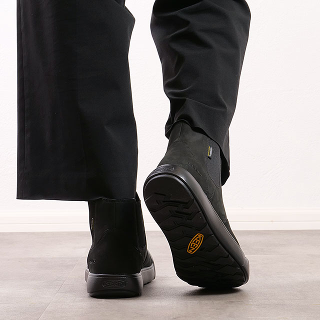 靴 KEEN ELENA CHELESEA WP 26cm TRIPLE BLACK KEEN ELENA CHELSEA WP TRIPLE BLACK/BLACK 24SS-I（キーン