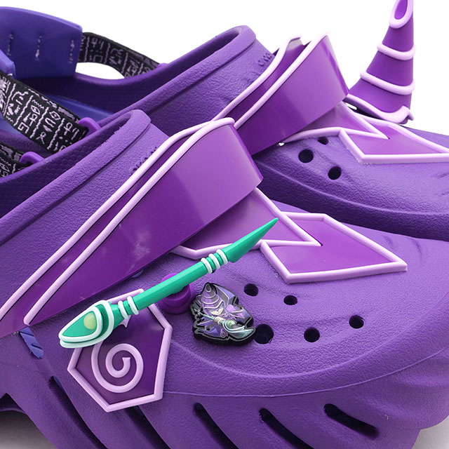 クロックス crocs サンダル メンズ 遊戯王 ブラック・マジシャン