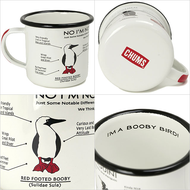 チャムス CHUMS エナメルマグ [CH62-2177 SS25] 375ml Enamel