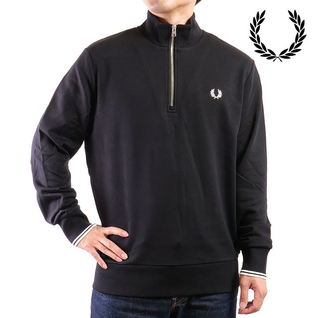 フレッドペリー FRED PERRY メンズ ハーフジップ スウェット