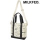 ߥ륯ե MILKFED. ǥ ꥢ ġ ȡȥХå [103242053003 SU24] VARIOUS LOGO 2WAY TOTE  Хå  BLACK