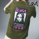 å X-girl ܥå  ե 硼ȥ꡼T [105252011020 SU25] BOX LOGO AND FACE S/S TEE ǥ ȥåץ Ⱦµ xgirl OLIVE ꡼ ڥ᡼ 谷Ź