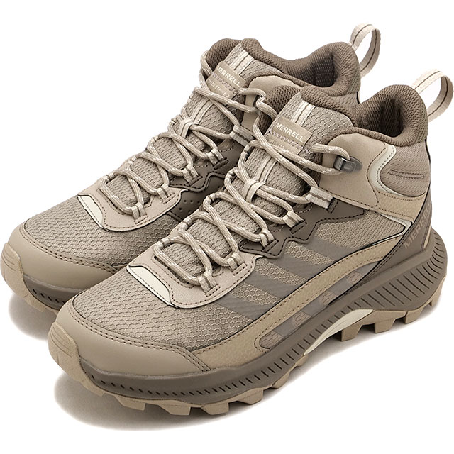 SALEۥ MERRELL ˡ ԡɥȥ饤2 ߥå ץ롼 [J038278 FW24] W SPEED STRIKE 2 MID WATERPROOF ǥ  ȥå󥰥塼 饤ȥϥ ɿ STONE 谷Źts