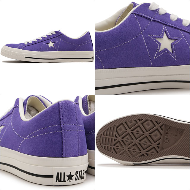 С CONVERSE ˡ 󥹥  [33702080 FW25] ONE STAR SUEDE 󥺡ǥ  塼 PURPLE 谷Ź