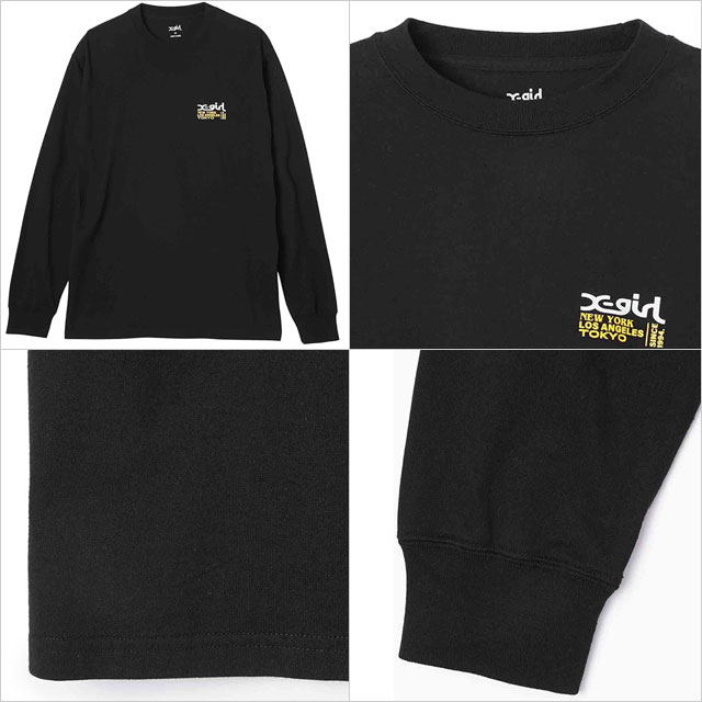 FACT GIRL Longsleeve Tee Lサイズ FACT GIRL L/S TEE XL ロンT BLACK FACT GIRL L/S TEE XL ロン