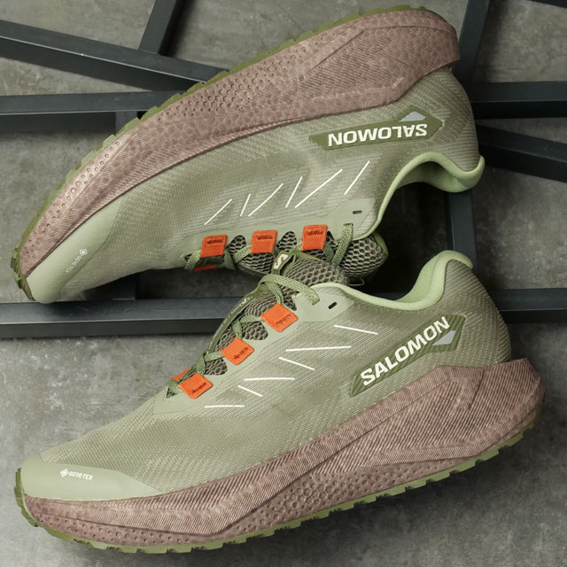  SALOMON ˡ  ֥쥤3 ٥ ƥå [L47978500 FW25] AERO BLAZE 3 GRVL GTX   ˥󥰥塼  Ʃɿ 饤 TEA/IRON/BURNT-OCHRE 谷Ź