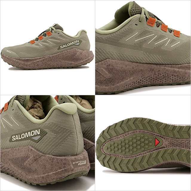  SALOMON ˡ  ֥쥤3 ٥ ƥå [L47978500 FW25] AERO BLAZE 3 GRVL GTX   ˥󥰥塼  Ʃɿ 饤 TEA/IRON/BURNT-OCHRE 谷Ź