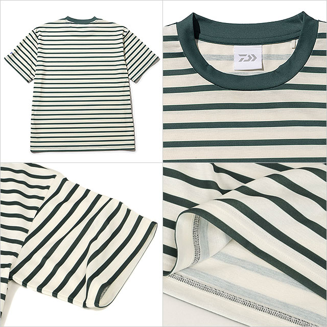 ダイワ DAIWA メンズ シェード ストライプ Tシャツ [DE-8626EX SS26