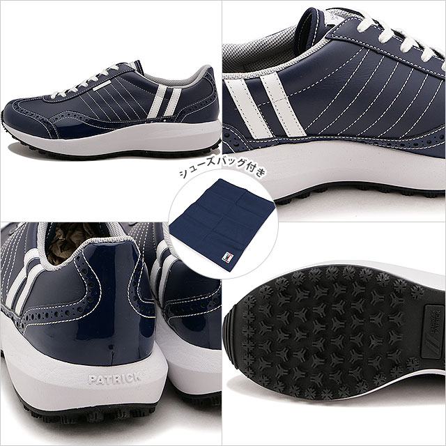 極美品 PATRICK パトリック　ゴルフシューズ　エナメル　42ネイビー ゴルフシューズ｜メンズ – PATRICK｜パトリック公式オンライン