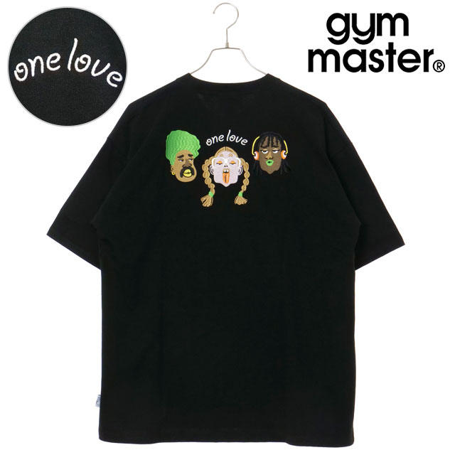 ޥ GYM MASTER 7.4oz one love ɽӥåTee [G521797-05 SU25]  ȥåץ åȥ ȾµT ֥å ڥ᡼ 谷Ź