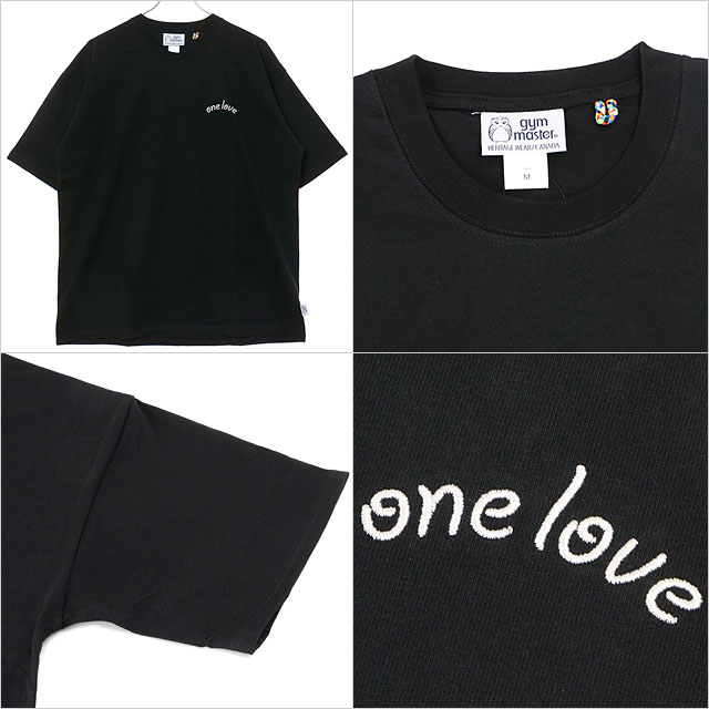 ޥ GYM MASTER 7.4oz one love ɽӥåTee [G521797-05 SU25]  ȥåץ åȥ ȾµT ֥å ڥ᡼ 谷Ź