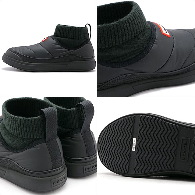 【SALE】ハンター HUNTER レディース インアウト パファー 二テッド カフ ブーツ [WFS2265REN-BLK FW22] W IN/OUT PUFFER KNITTED CUFF BOOT 撥水 スリッポン ウィンターブーツ BLK 正規取扱店【ts】 SALE】ハンター HUNTER レディース インアウト パファー 二テッド カフ